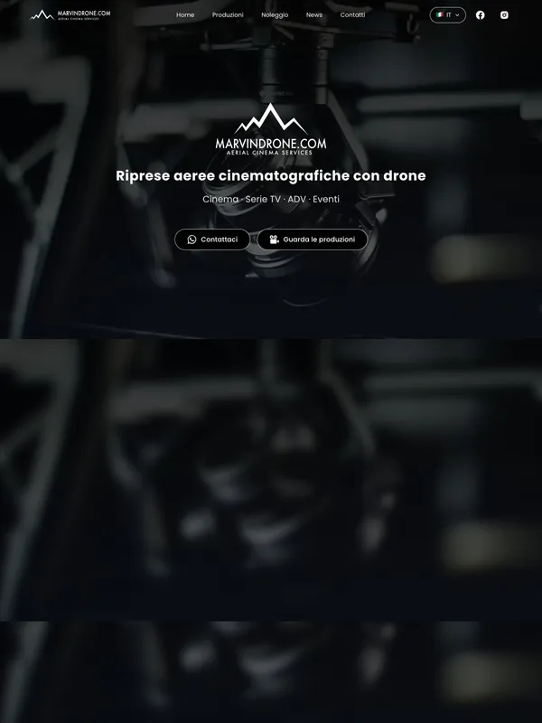 Marvin Drone: Il sito di un servizio di riprese aeree cinematografiche con drone per cinema, serie TV, pubblicità ed eventi.